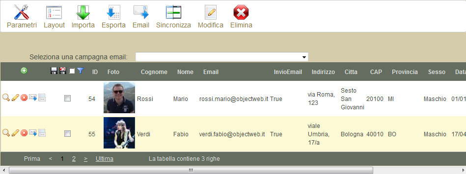 Gestione dati Miglior cms italiano in AspNet e Bootstrap
